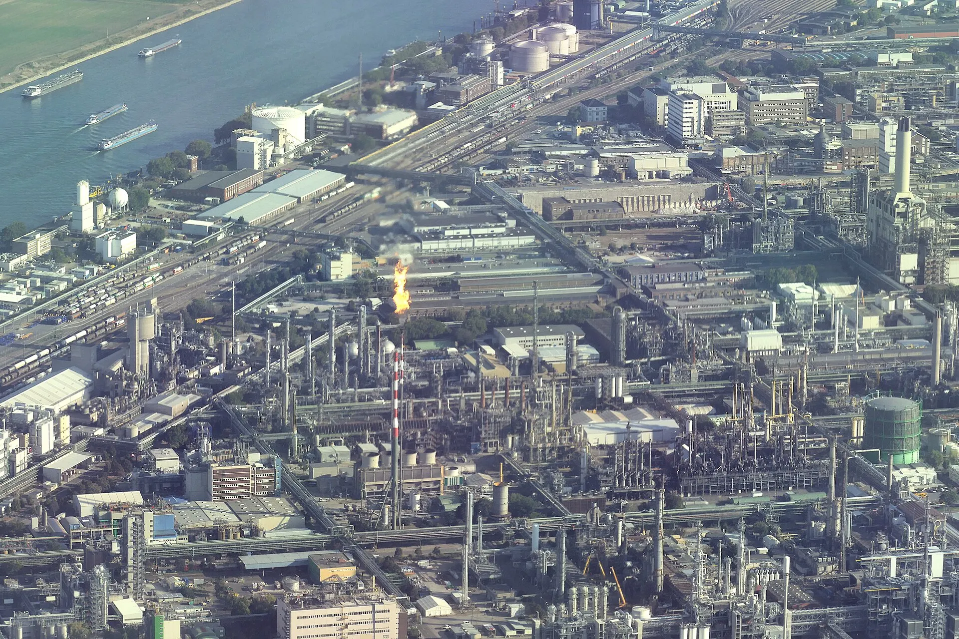 BASF-Werk in Ludwigshafen am Rhein