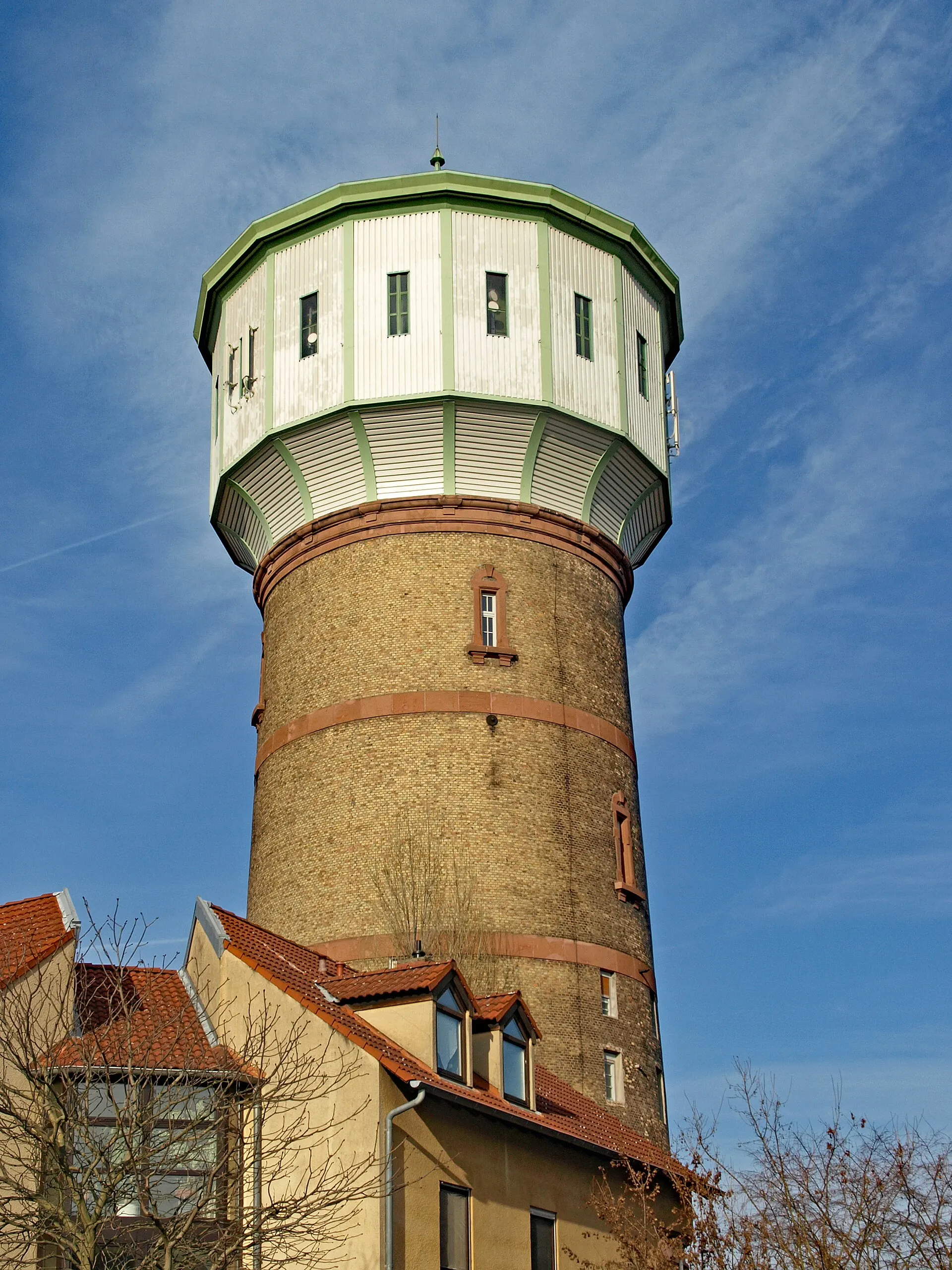 Wasserturm im Stadtteil Edigheim in Ludwigshafen